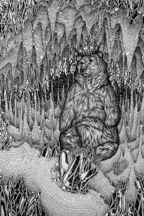 Cave Of The Bear King by Ella Mazur wall art