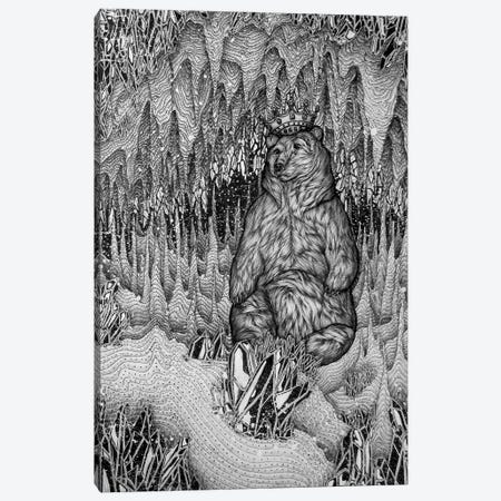 Cave Of The Bear King Canvas Print #EMZ75} by Ella Mazur Canvas Artwork