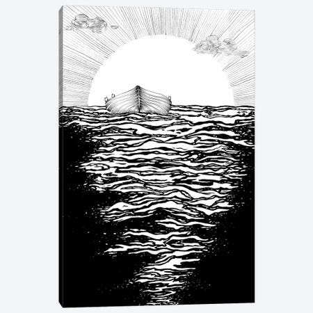 Abandoned To The Sun Canvas Print #EMZ80} by Ella Mazur Canvas Wall Art