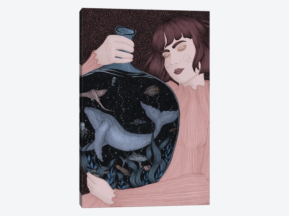 Portable Ocean Colour Version by Ella Mazur 1-piece Canvas Artwork