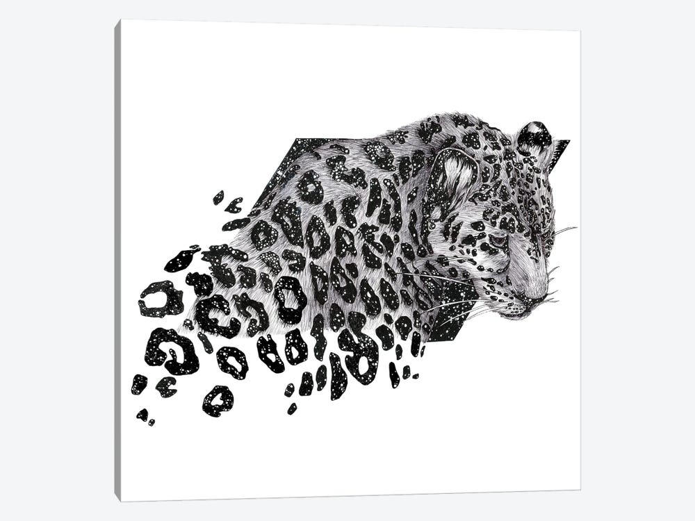 Cosmic Leopard by Ella Mazur 1-piece Canvas Art Print