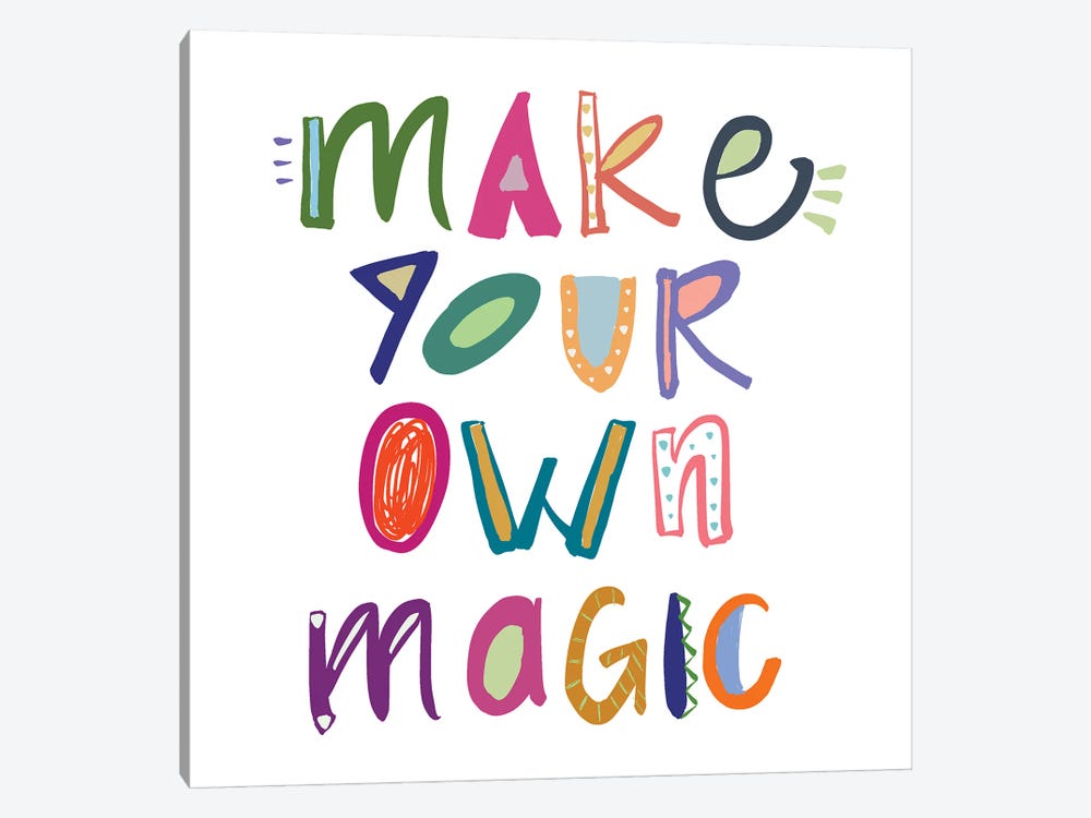 Make Your Own Magic by Emily Navas 1-piece Canvas Art Print