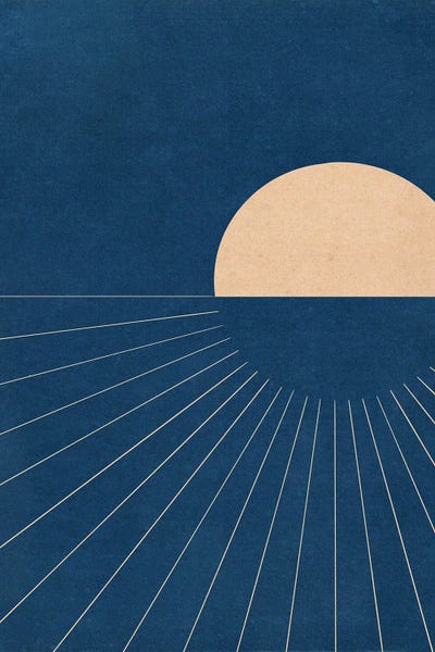 Mod Sunset by Emily Navas canvas print