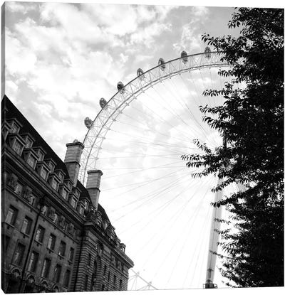 London Scene III Canvas Art Print - Ferris Wheels