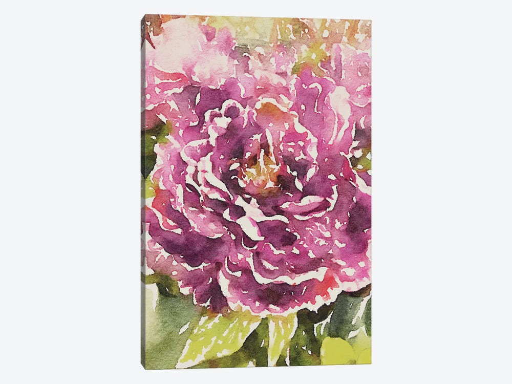 Purple Blossoms by Emily Navas 1-piece Canvas Print