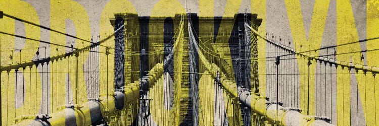 Brooklyn Bridge Type by Emily Navas wall art