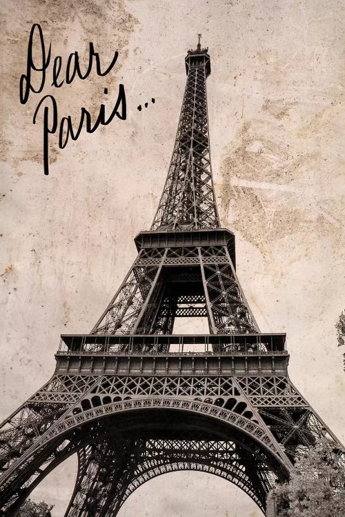 Dear Paris by Emily Navas wall art