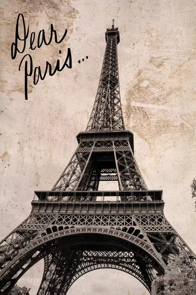 Paris Typography: Dear Paris by Emily Navas