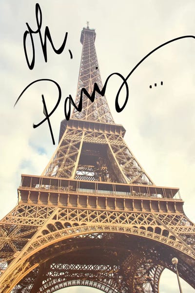 Paris Typography: Oh Paris by Emily Navas