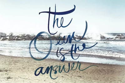 The Ocean Is The Answer by Emily Navas gallery poster