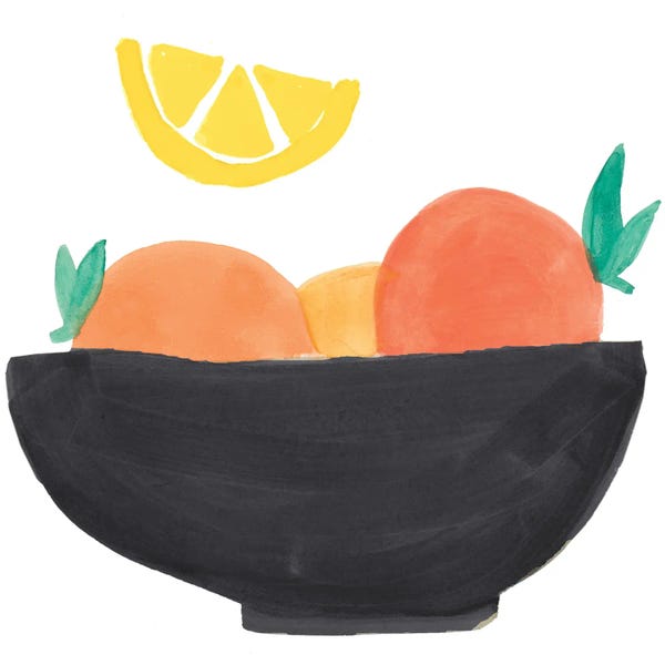 Emily Navas: Fruit Bowl I by Emily Navas