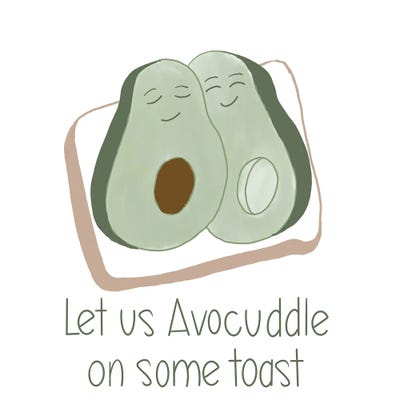 Avocuddle by Emily Navas gallery poster