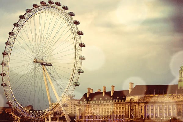 Emily Navas: London Ferris Wheel by Emily Navas
