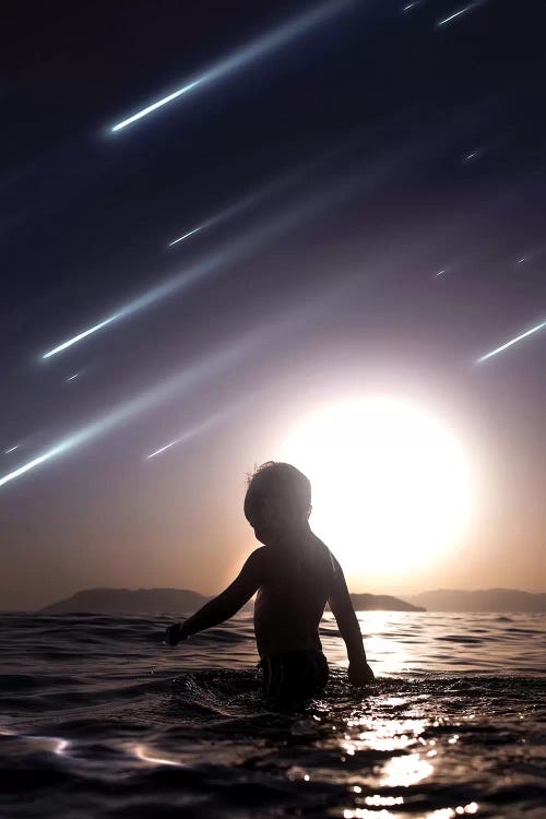 Falling Stars by en.ps wall art
