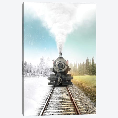 Heres My Station Canvas Print #ENP18} by en.ps Canvas Print