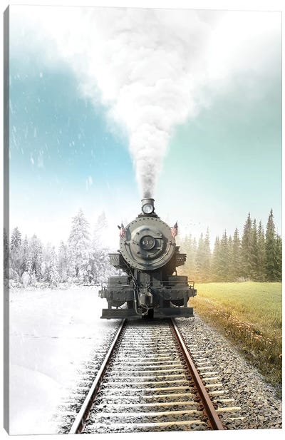 Heres My Station Canvas Art Print - Through The Looking Glass