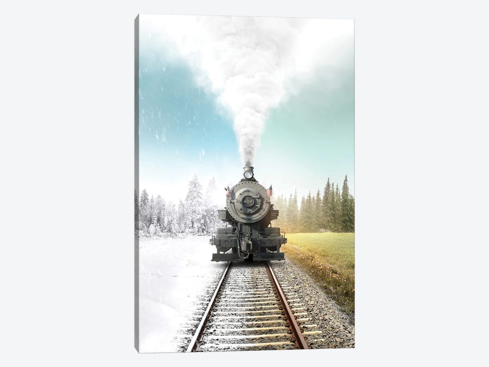 Heres My Station by en.ps 1-piece Canvas Print
