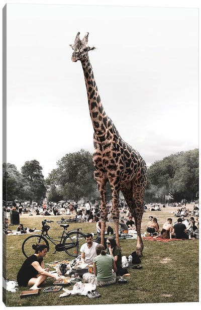 Saturday At The Park Canvas Art Print - Gentle Giants