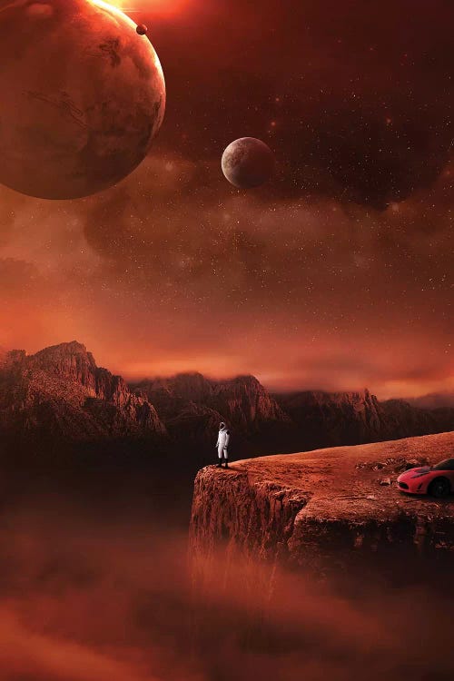 Starman by en.ps wall art