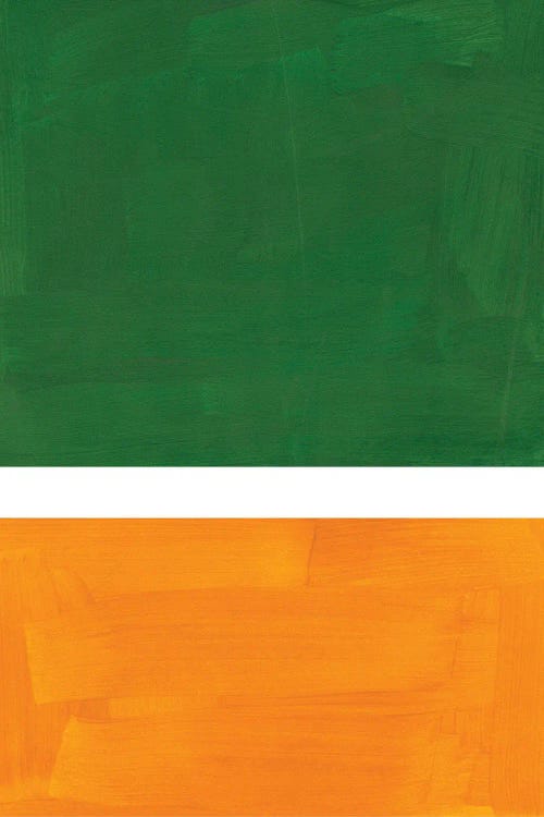 Rothko Remake Hunter Green Gold