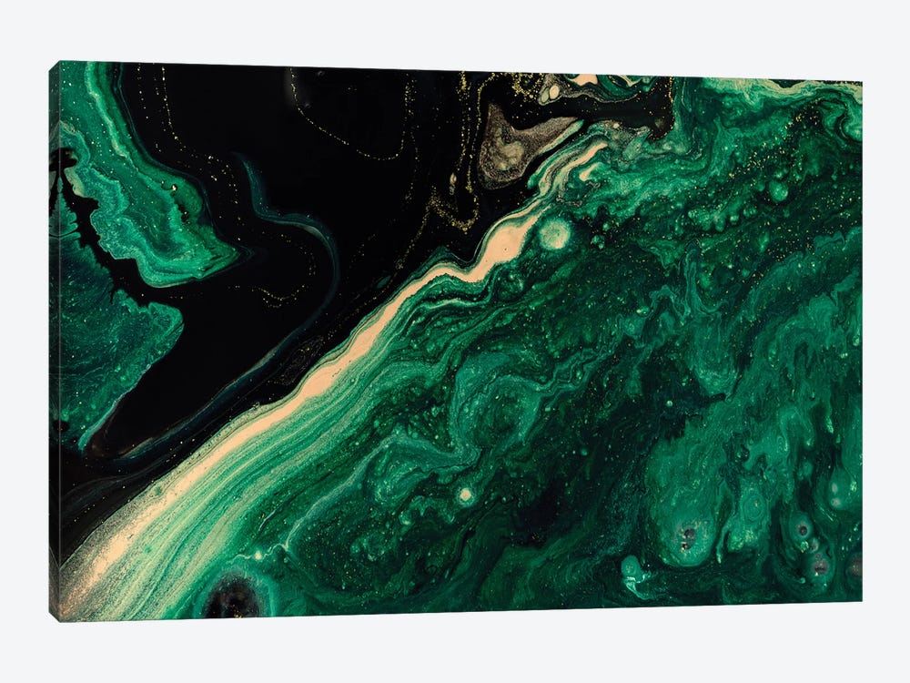 Emerald Marble by EnShape 1-piece Art Print