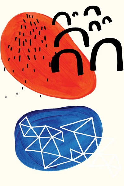 EnShape: Orange Blue Sunset Party Two by EnShape