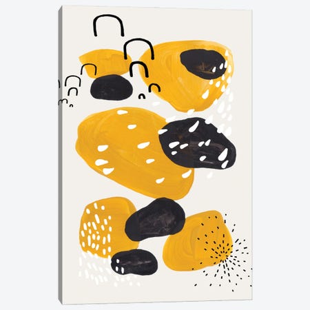 Leopard Party Canvas Print #ENS187} by EnShape Canvas Art
