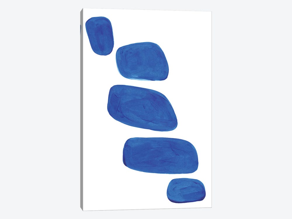 Ocean Blue Pebbles by EnShape 1-piece Canvas Artwork