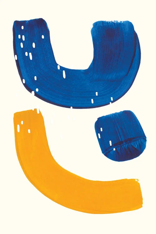 Banana Lost At Sea by EnShape wall art