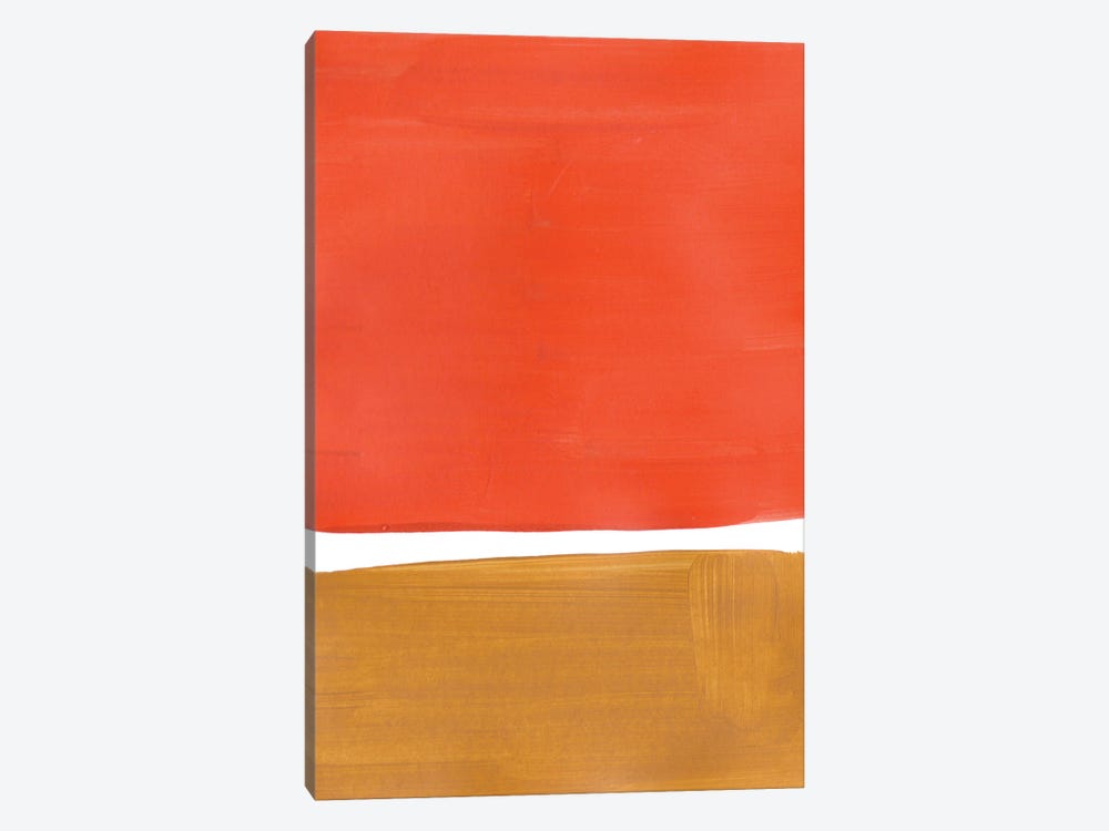 Orange Ochre Rothko Remake by EnShape 1-piece Canvas Wall Art