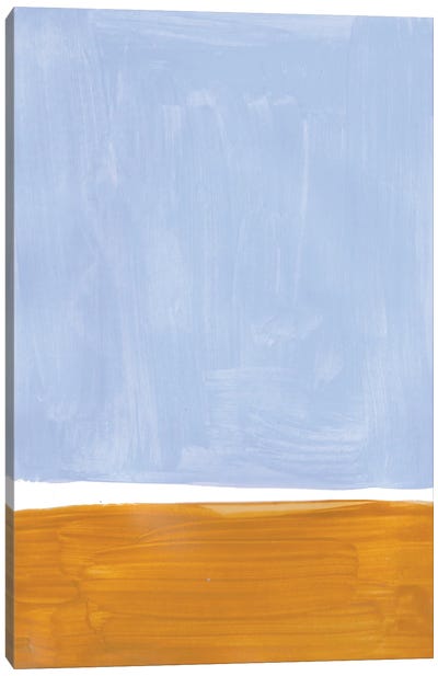 Pastel Blue Rothko Remake Canvas Art Print - EnShape