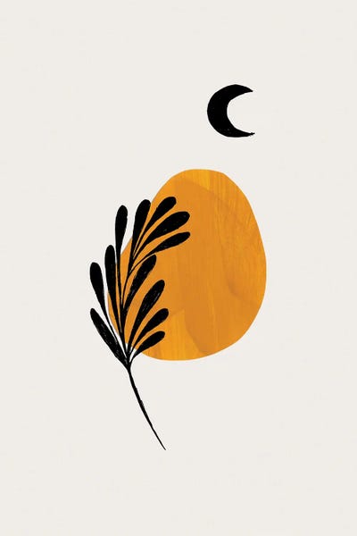 Moon Plant by EnShape canvas print