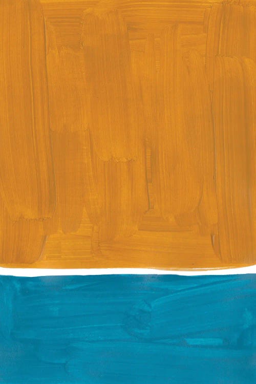 Gold Teal Rothko Remake