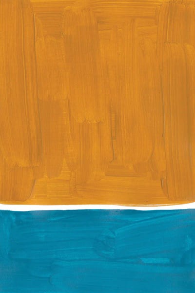 Gold Teal Rothko Remake