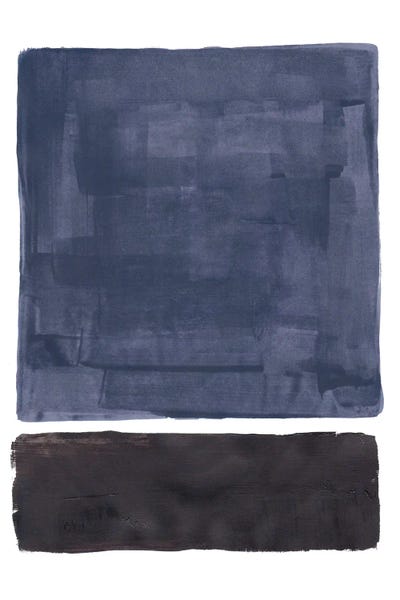 Mid-Century Modern Living Room: Rothko Remake Midnight Blue by EnShape