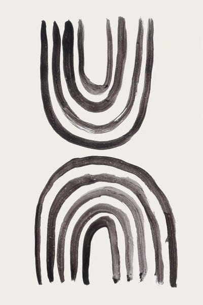 Primitive Rainbow by EnShape canvas print