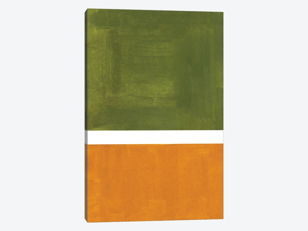 Olive Ochre Rothko Remake by EnShape 1-piece Canvas Artwork