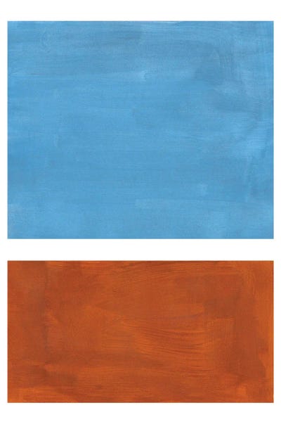 Rothko Remake Dusty Blue by EnShape canvas print