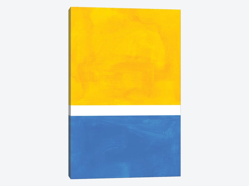 Yellow Blue Rothko Remake by EnShape 1-piece Canvas Artwork