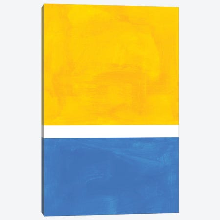 Yellow Blue Rothko Remake Canvas Print #ENS265} by EnShape Canvas Print