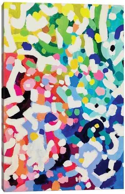 Rainbow Bloom Canvas Art Print - EnShape