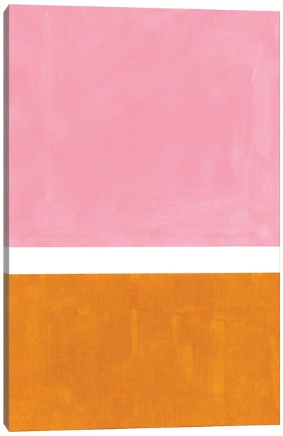 Pastel Pink Rothko Remake Canvas Art Print - EnShape