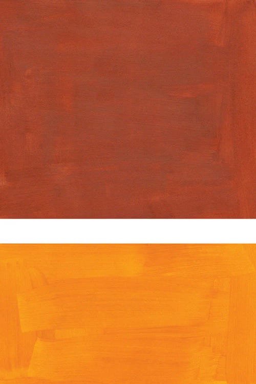 Raw Umber Rothko Remake by EnShape wall art