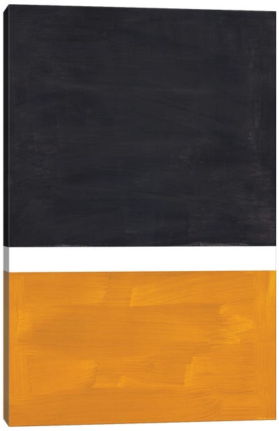 Black Rothko Remake Canvas Art Print - EnShape