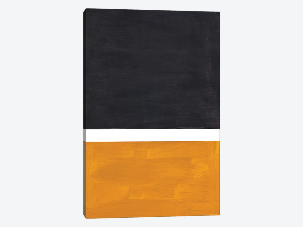 Black Rothko Remake by EnShape 1-piece Canvas Art