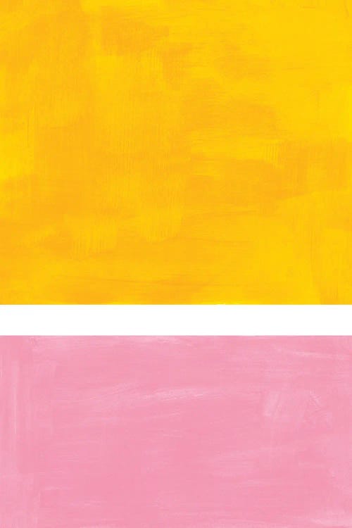 Yellow Pink Rothko Remake