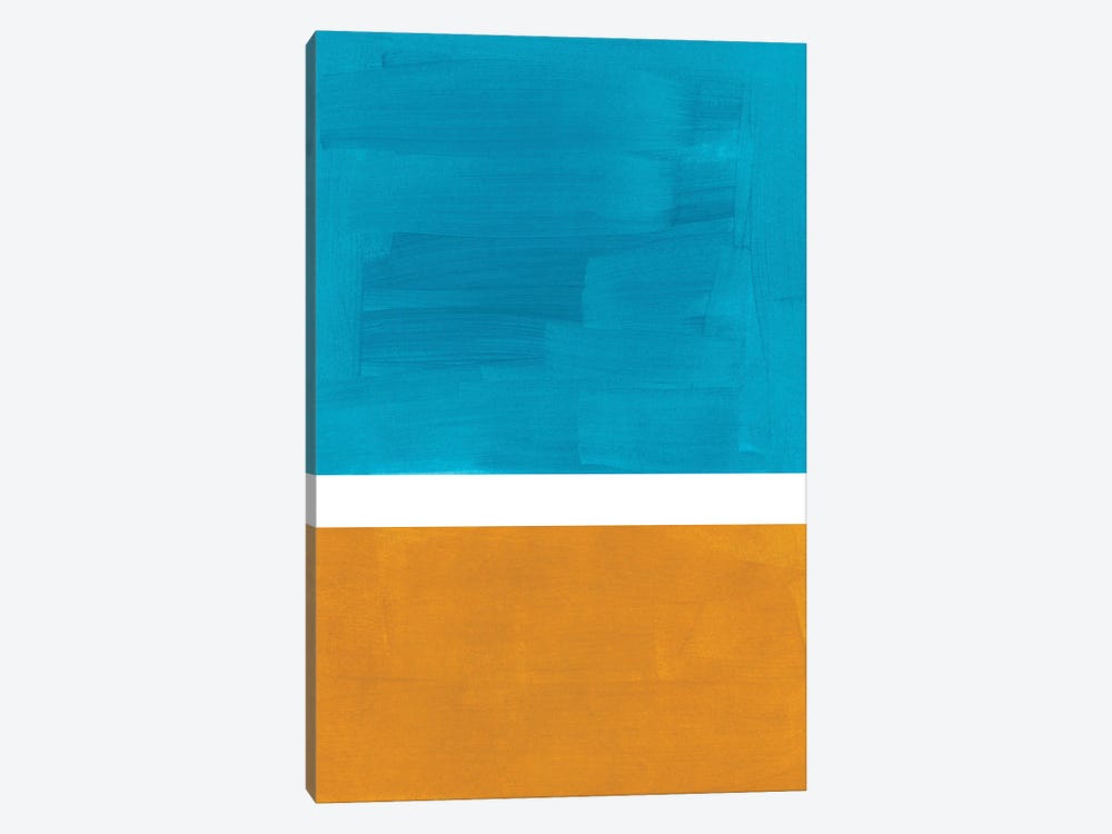 Teal Rothko Remake by EnShape 1-piece Canvas Wall Art