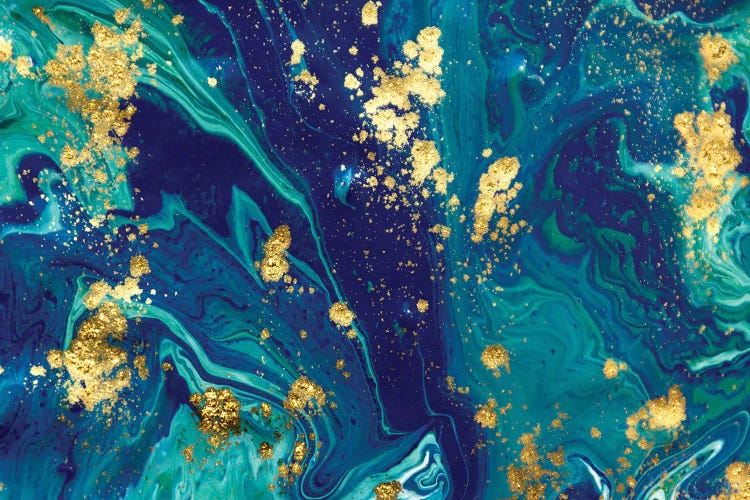 Ocean Gold Marble