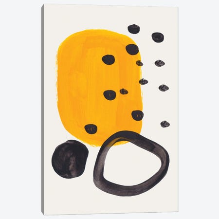 Mustard Ring Canvas Print #ENS300} by EnShape Canvas Print