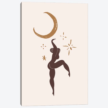 Zodiac Gymnast Canvas Print #ENS306} by EnShape Canvas Artwork